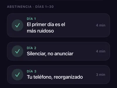 Plan de 90 días de Zero Contact para superar una ruptura más rápido, con lecciones diarias cortas